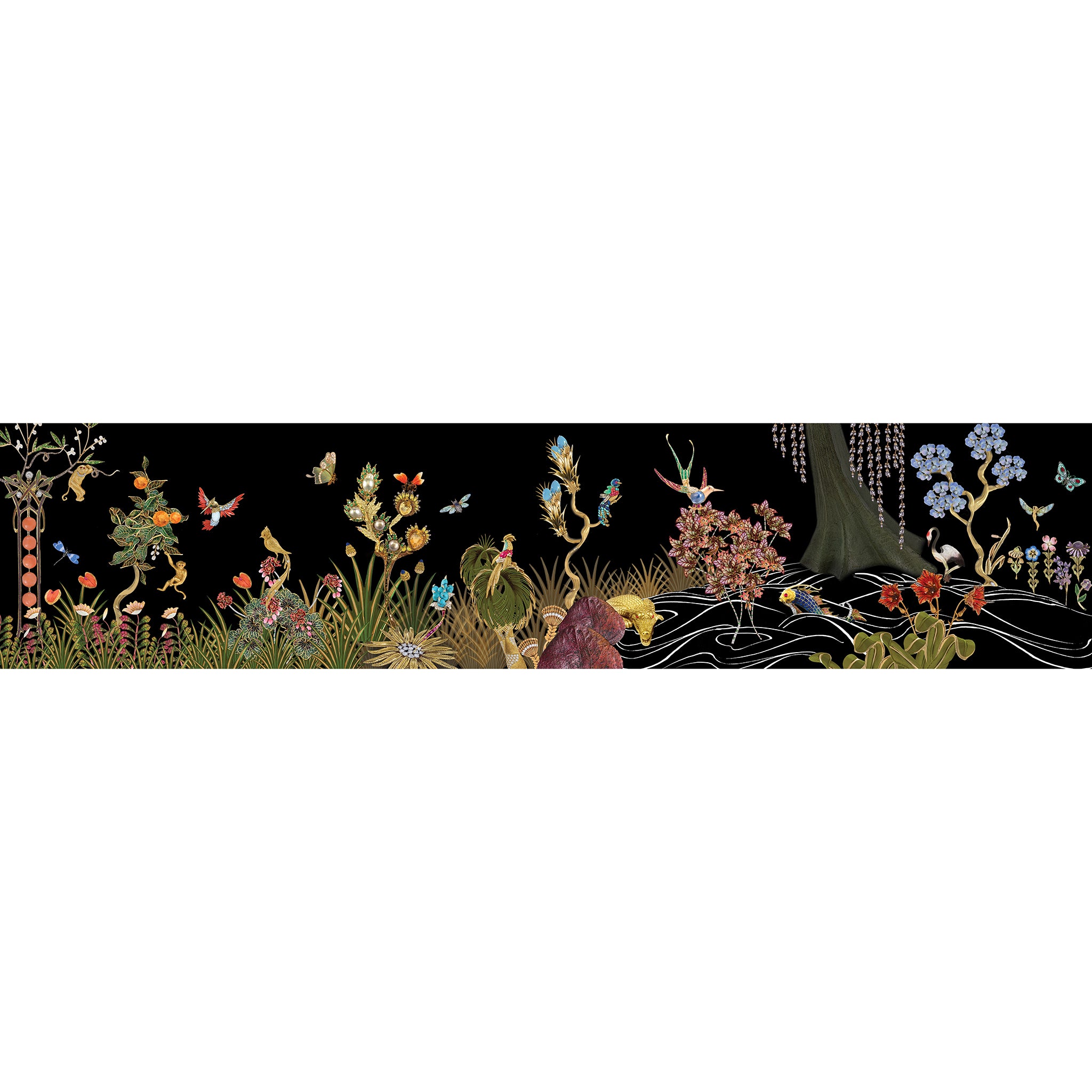 Stylish Macklowe Gallery Tropicalia Silk Scarf - Lightweight Luxury Fashion Accessory for Women, Perfect for Travel, Parties & Special Occasions