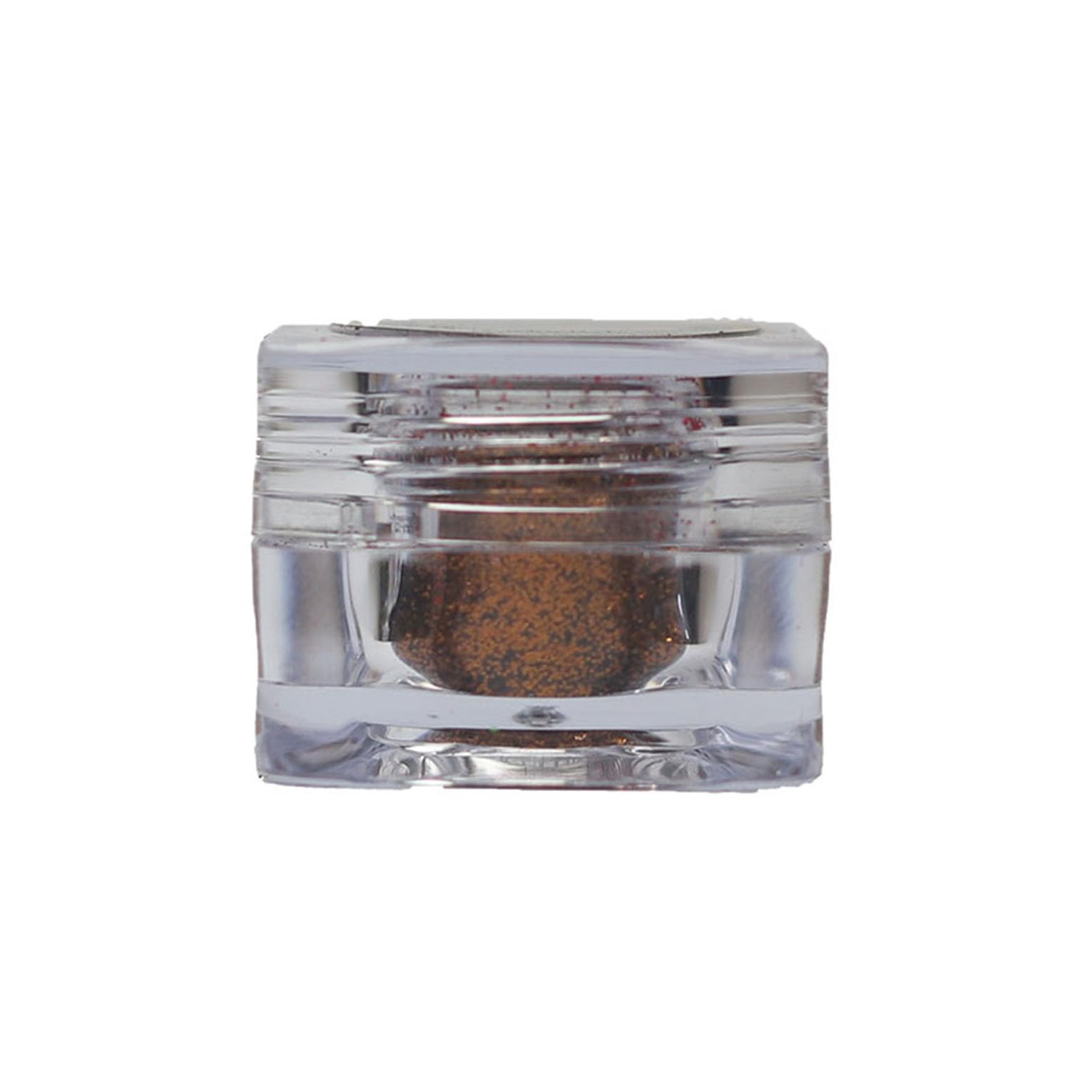 Veoni Belle Loose Eye Makeup - Shimmer Metallic Eyeshadow & Glitter Powder Pigment for Eyes & Nails - HD Holographic Finish (Copper) - Perfect for Party, Festival & Special Occasion Makeup Looks