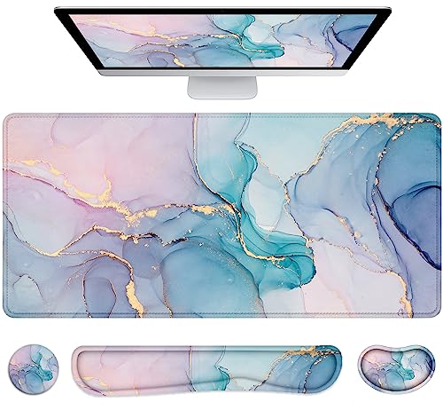 4Pcs-Green Marble