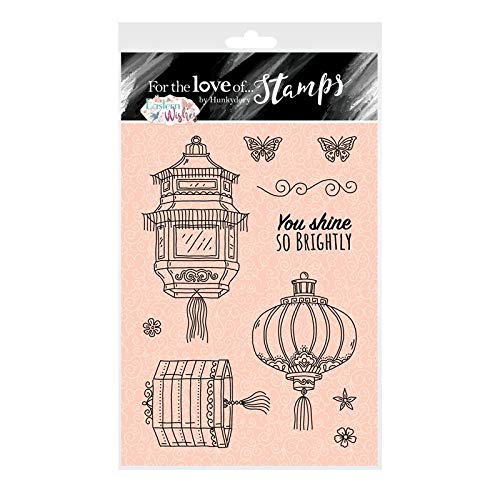Hunkydory Crafts Eastern Wishes Stamp Set - Beautiful Asian-Inspired Stamps for Card Making & Scrapbooking - Perfect for DIY Greeting Cards, Wedding Invitations & Home Decor