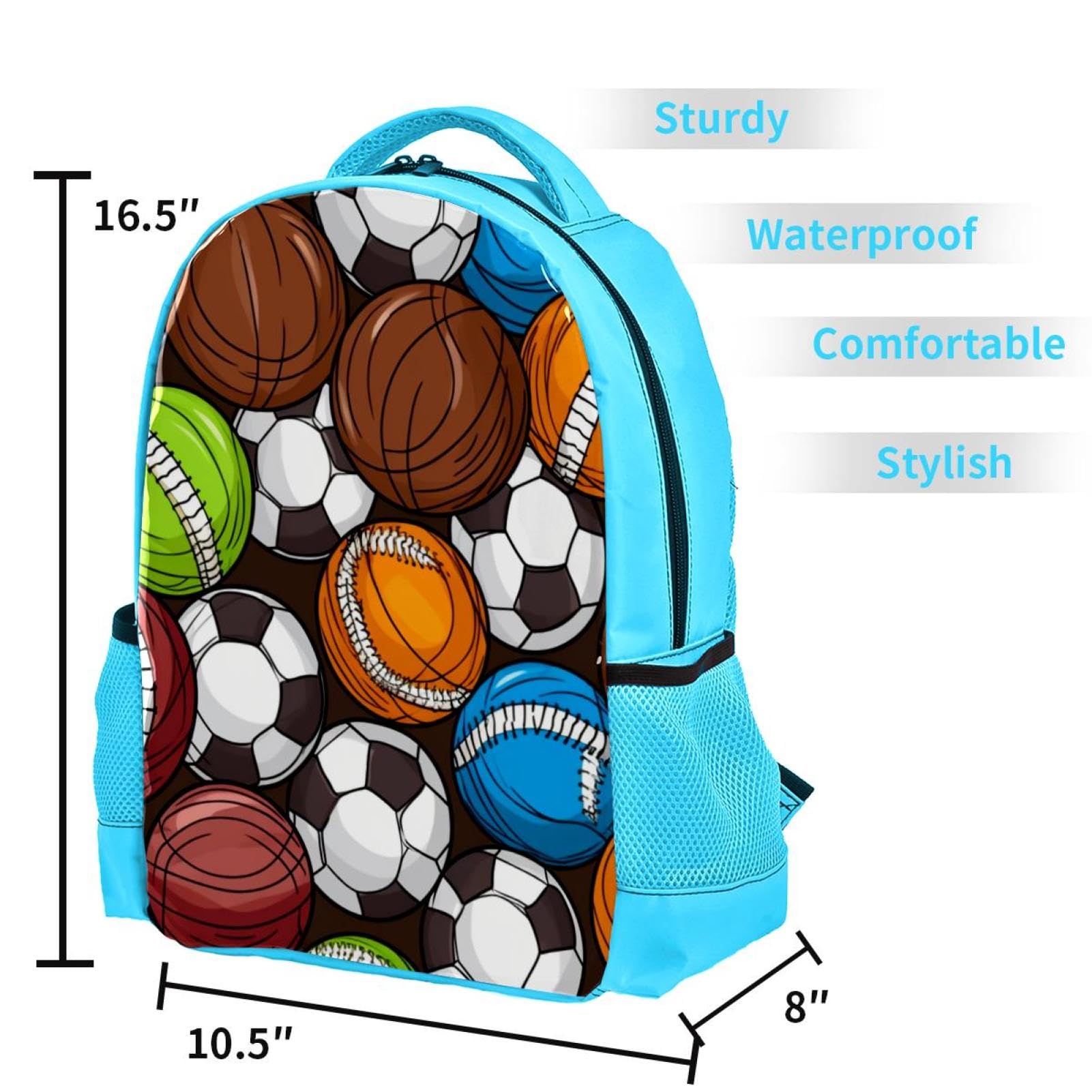 Lightweight Travel Backpack - Waterproof Small Carry On Backpack for Men & Women - Perfect for Sports (Basketball Football Volleyball) - Ideal for Commuting, Gym, School & Outdoor Adventures