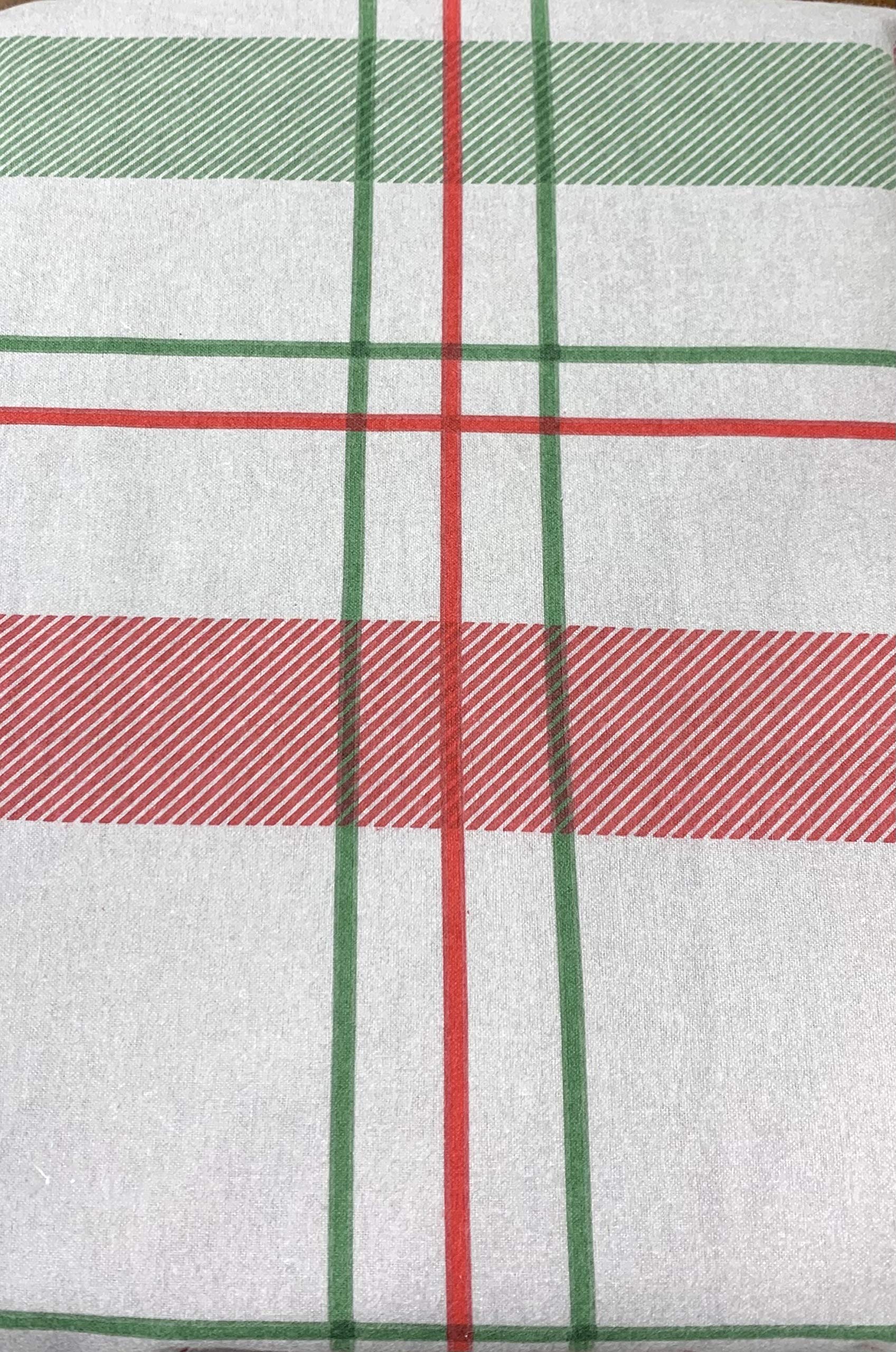 Royal Tradition Heavyweight Flannel King Size 4-Piece Bed Sheet Set - 100% Cotton, Plaid Print, 170 GSM - Ultra Soft & Warm for Winter Comfort - Perfect for Cozy Bedrooms, Guest Rooms & Cabin Retreats