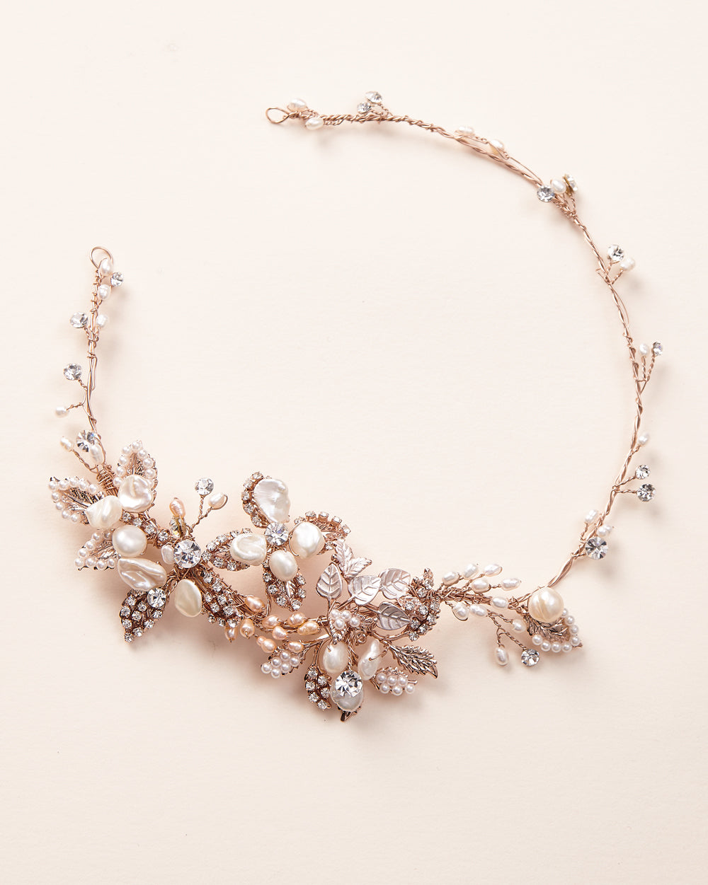 Leona Bridal Hair Vine - Elegant Crystal Wedding Headpiece for Brides, Bridesmaids & Prom - Perfect for Weddings, Formal Events & Special Occasions