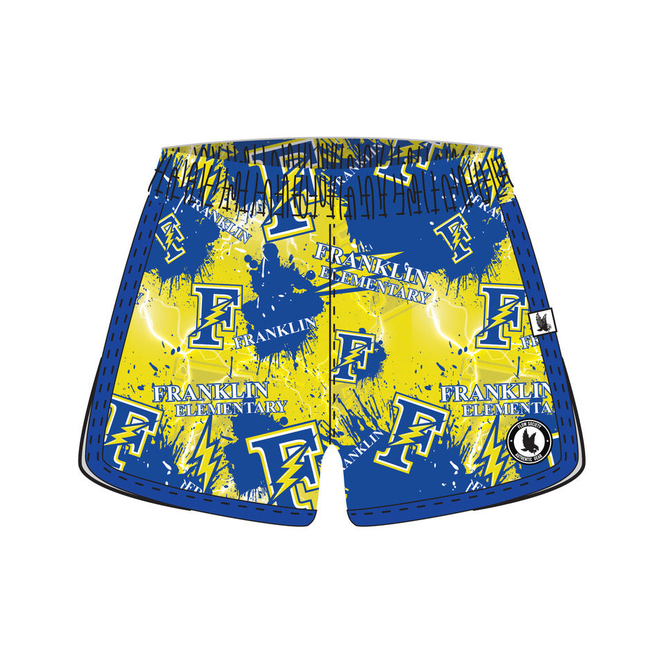Franklin Elementary School Shorts for Girls & Women - 2 Color Options - Comfortable & Stylish for School, Sports & Casual Wear