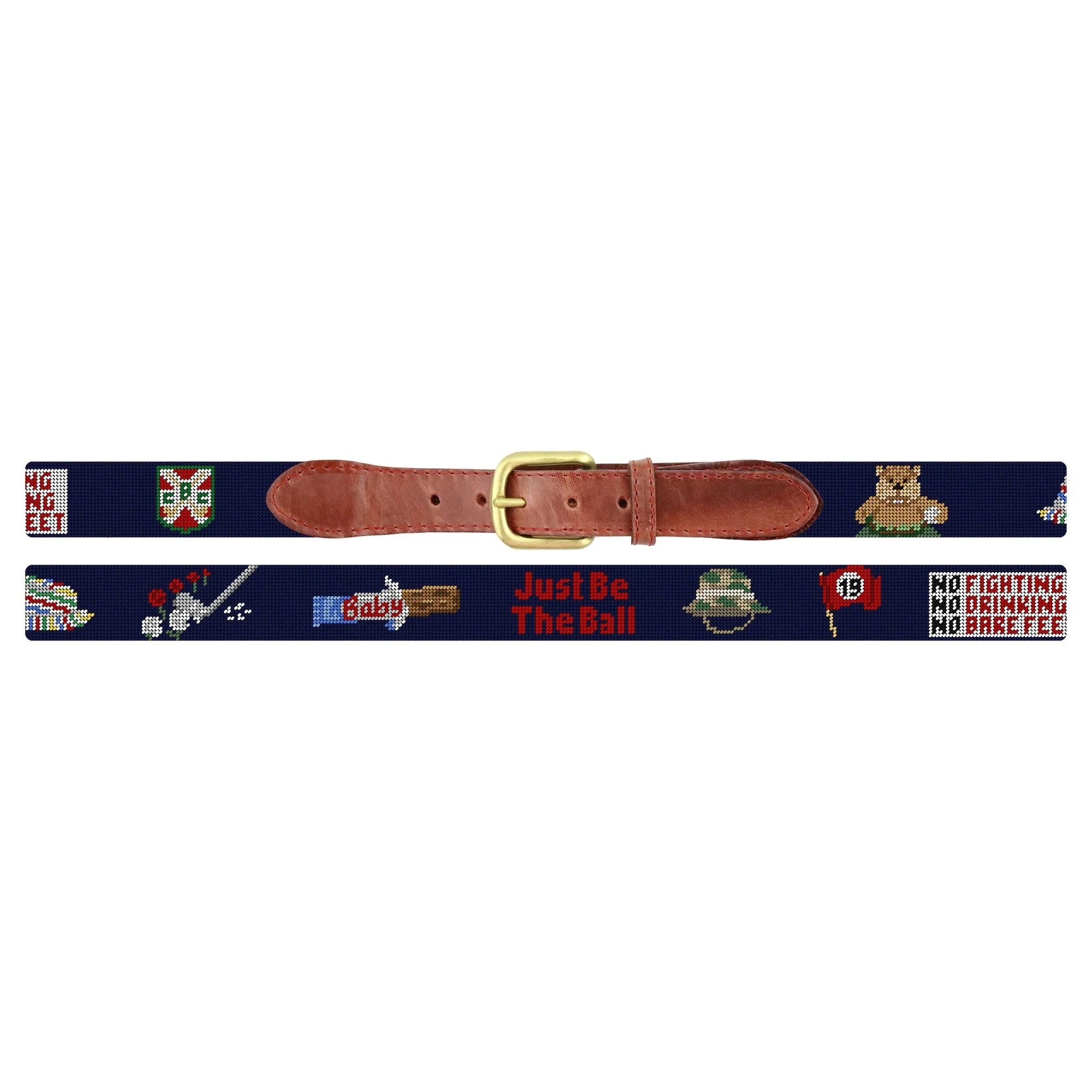 Premium Needlepoint Belt for Men & Women - Stylish Golf Accessory for Gopher Fans - Perfect for Golf, Casual Wear & Gopher-Themed Events