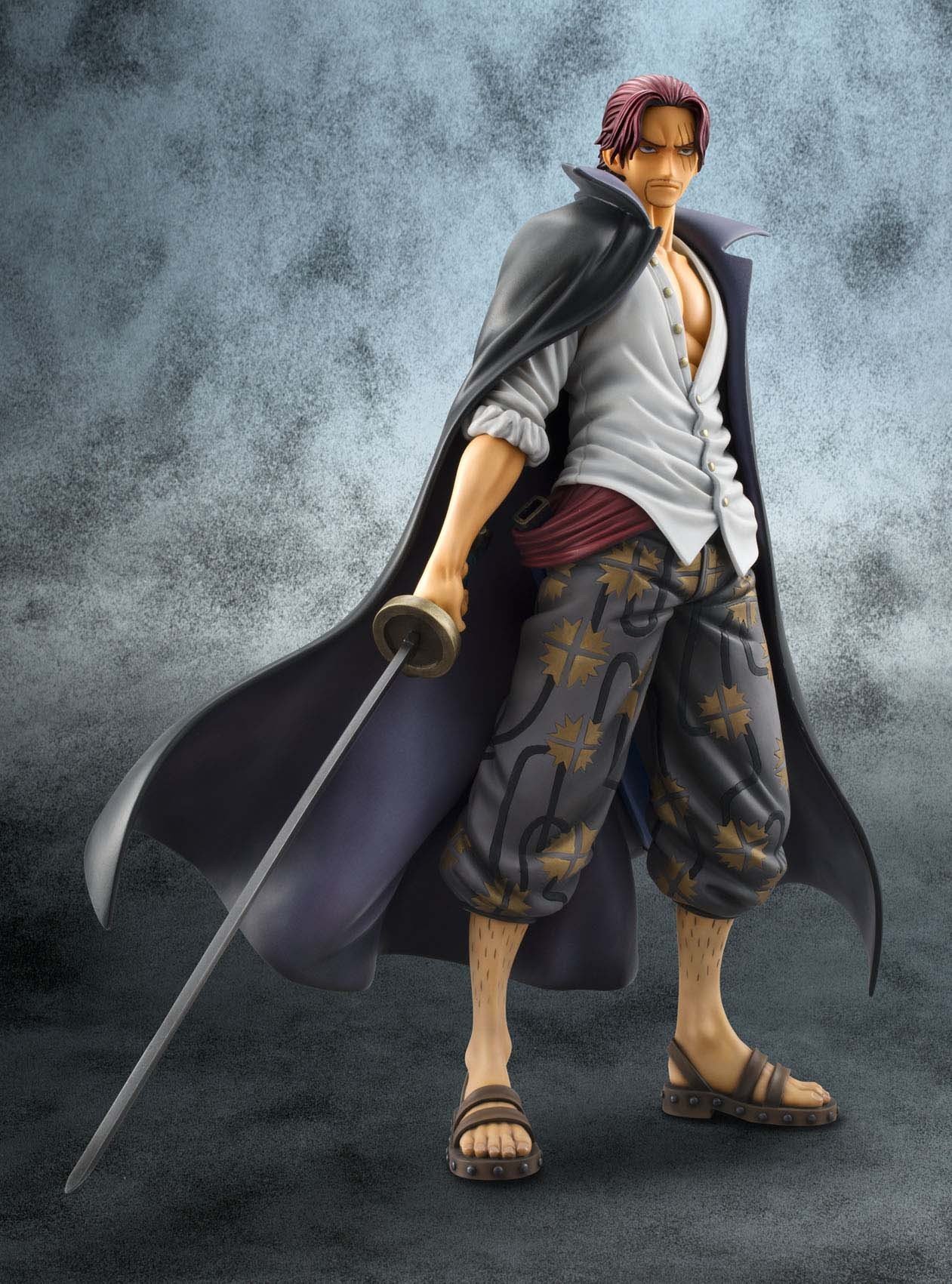 Megahouse One Piece Portrait of Pirates Neo-DX Shanks EX Model PVC Action Figure - Anime Collectible for Display & Gifts