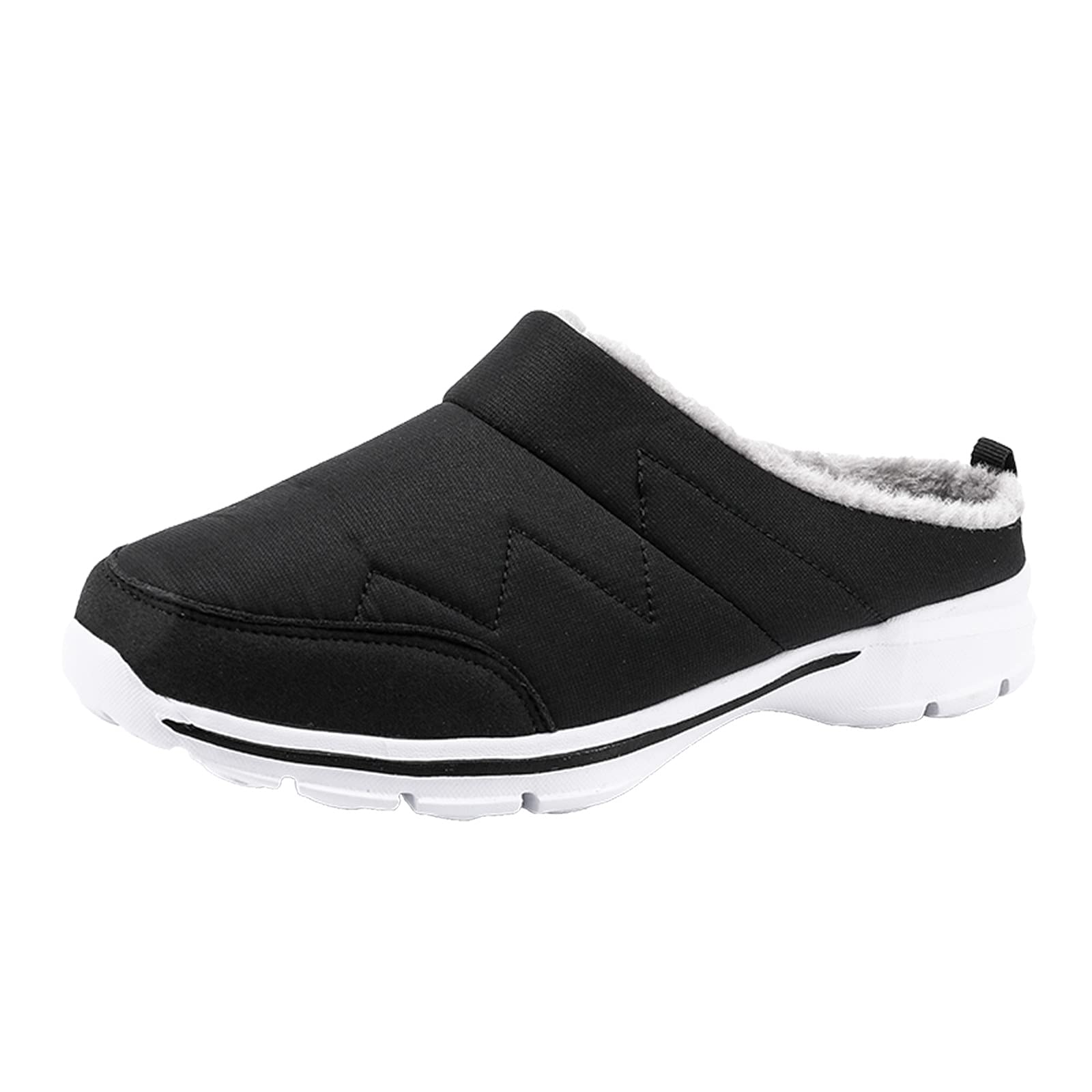 Breathable Velvet Warmth Mesh Men's Casual Slip-On Shoes - Comfortable Fabric Boots for Everyday Wear, Walking & Outdoor Activities