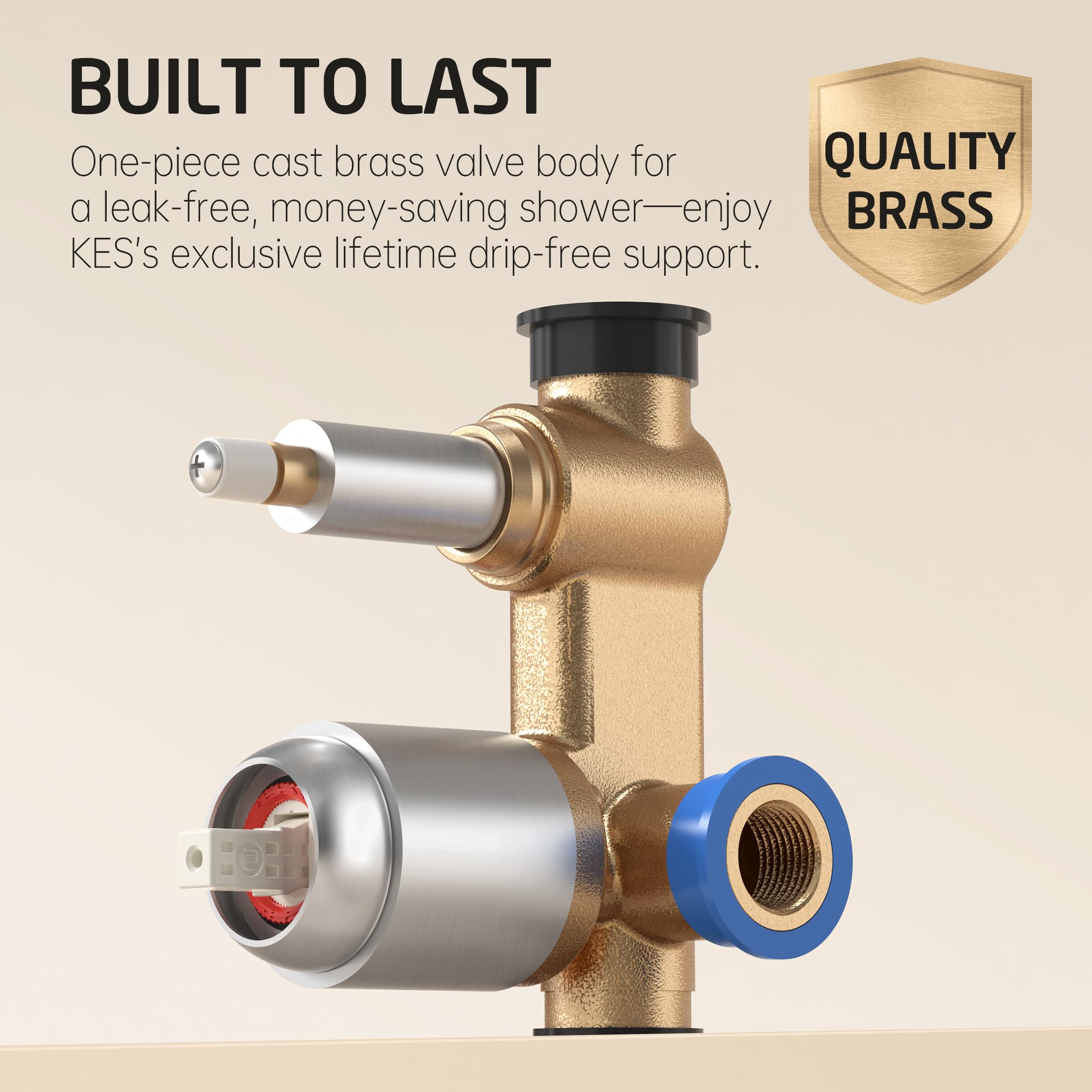 Premium 12 Inch Rain Shower Head with Handheld Sprayer - Brushed Nickel Shower Faucet Set with Pressure Balance Valve (cUPC Certified) for Bathroom Remodel & Spa-Like Experience - Model XB6230F18S12-BN