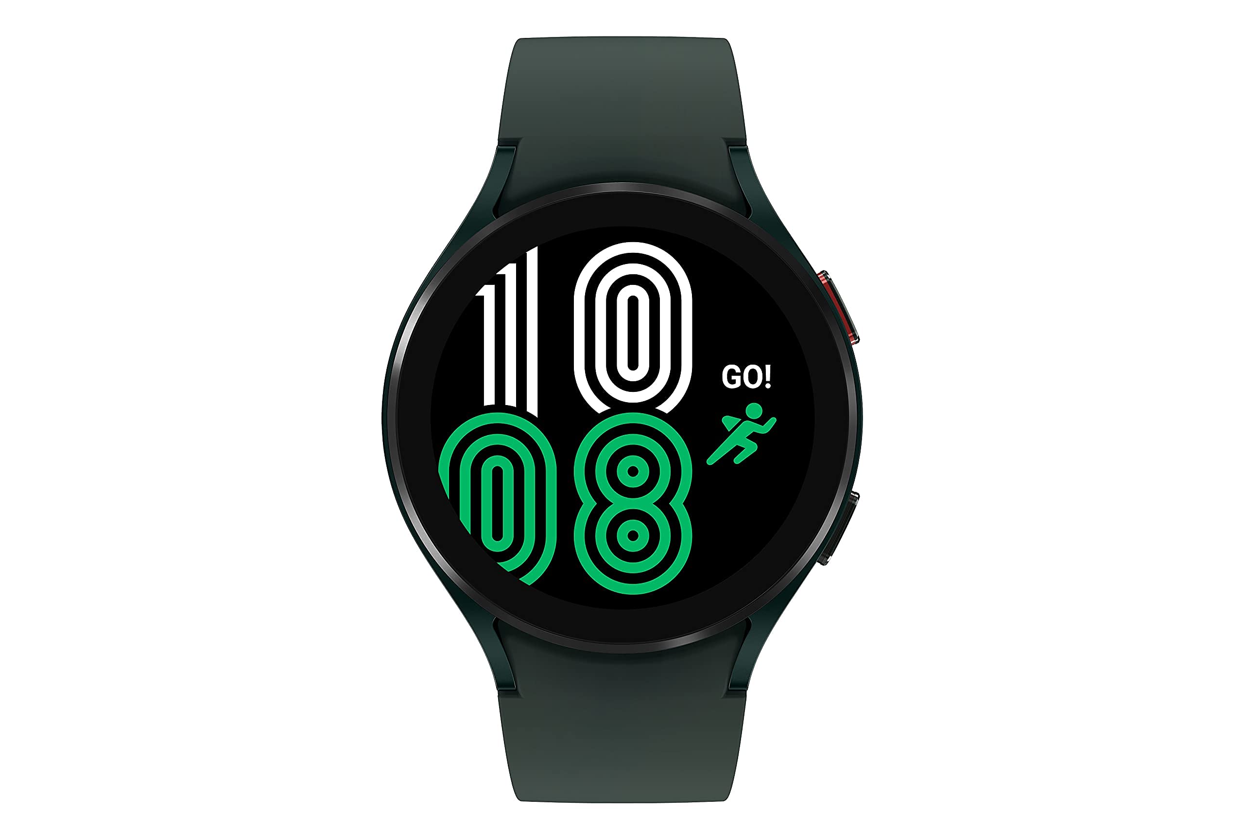 SAMSUNG Galaxy Watch 4 44mm Smart Watch with ECG Monitor, Heart Rate & Sleep Tracking, GPS, LTE, Fall Detection - US Version (Renewed, Green) - Perfect for Fitness Tracking, Running, Health Monitoring & Daily Wear