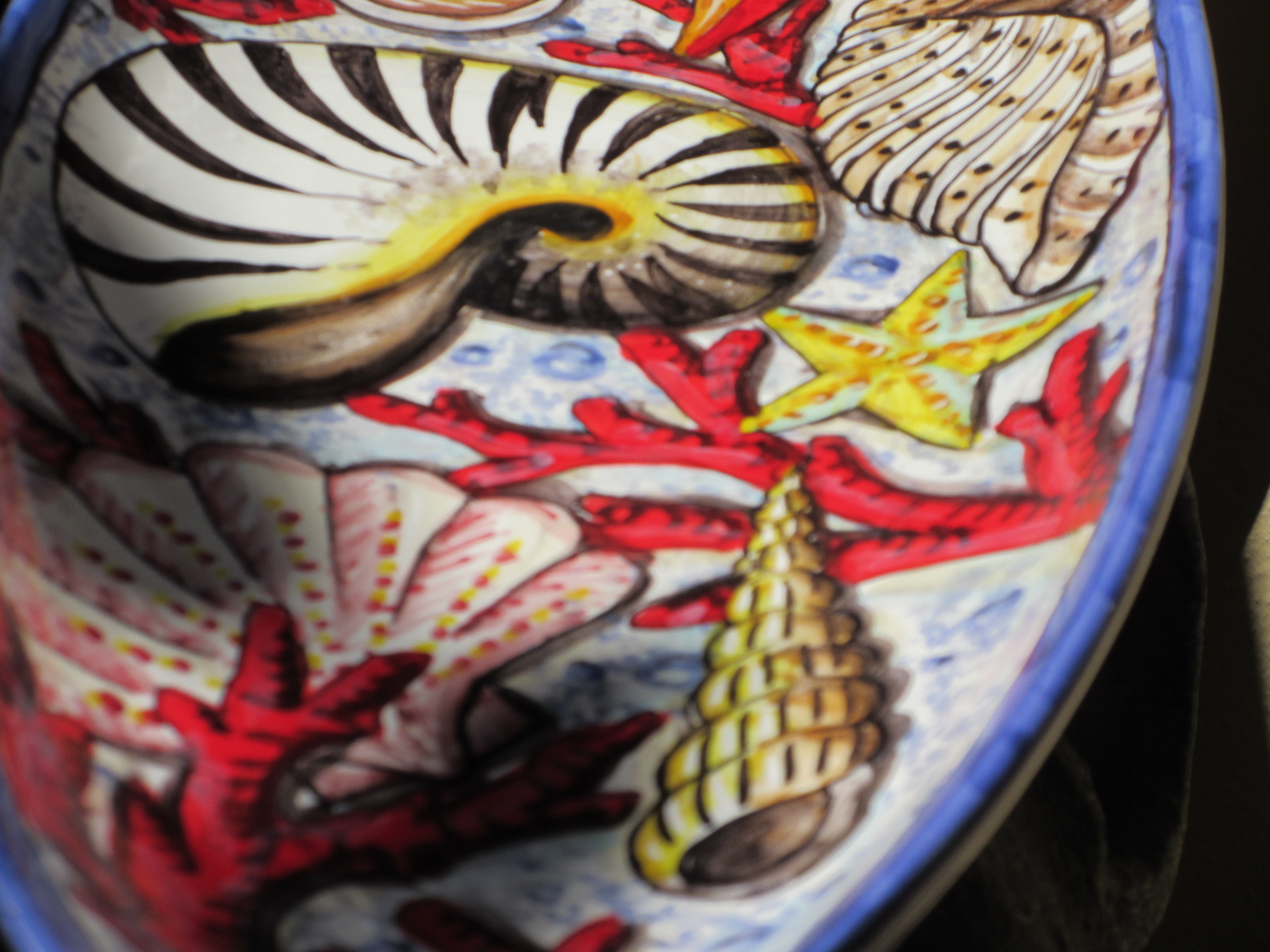 Decorative Ceramic Bowl - Handcrafted Home Decor for Dining, Kitchen & Gift Giving | Perfect for Serving Salads, Soup & Desserts