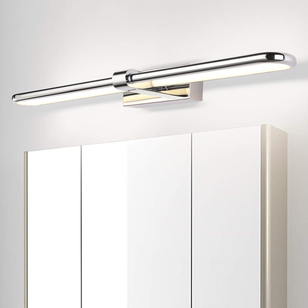 Modern LED Bathroom Mirror Lamp - Waterproof Anti-Fog Stainless Steel Makeup Vanity Light for Home Decor, Wall Mounted Cabinet Lighting (Perfect for Shaving, Makeup Application & Bathroom Vanity Setup)