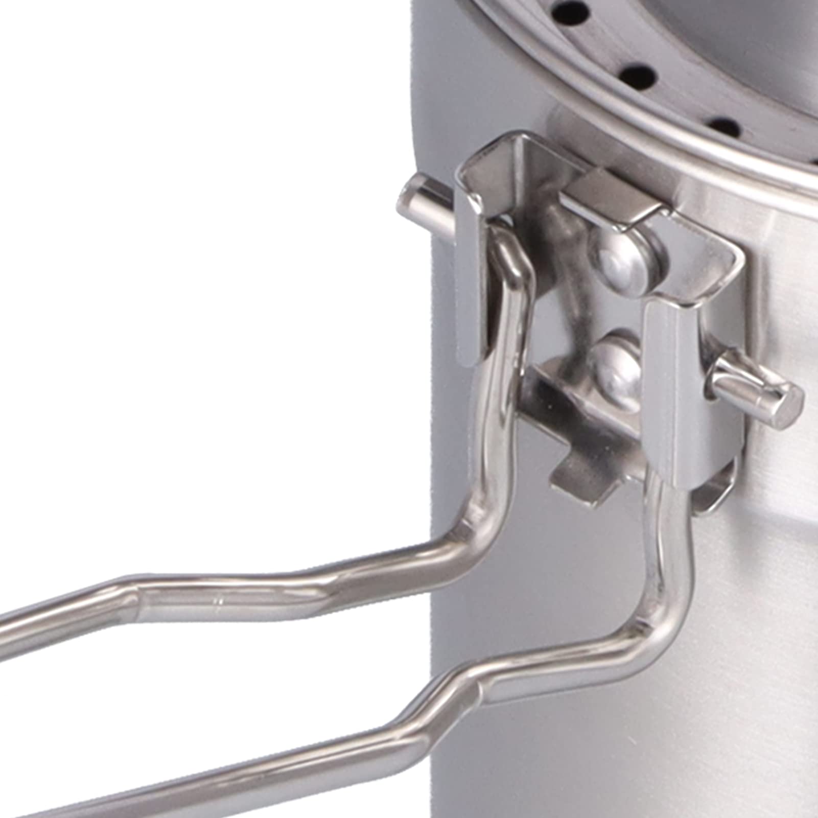 1L Stainless Steel Coffee Percolator - Portable Outdoor Coffee Maker for Camping, Hiking & Travel - Fast Brewing Camping Cookware with Foldable Handle & Lid - Perfect for Backpacking, Picnics & RV Trips