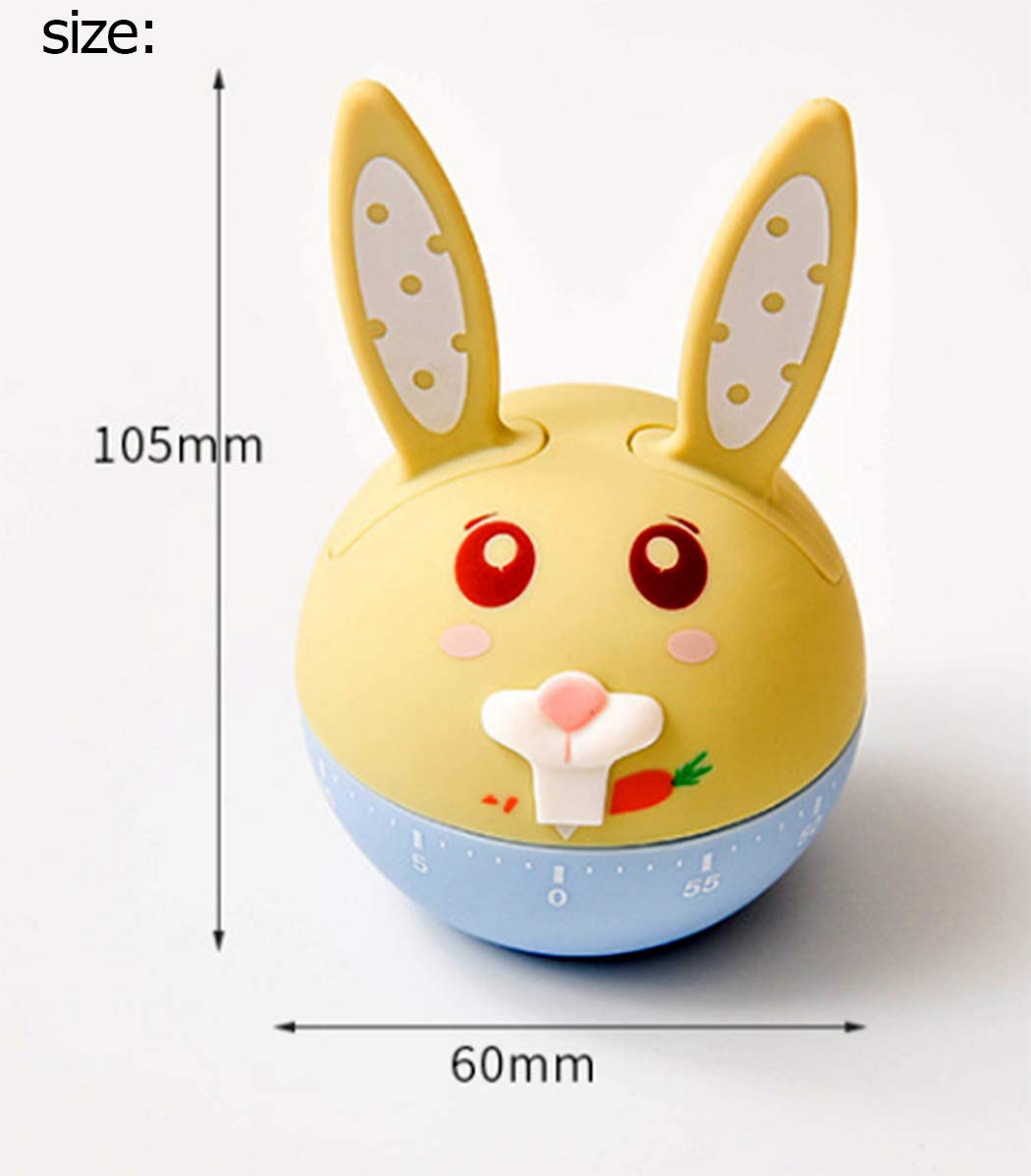 Rabbit-Shaped Kitchen Timer for Cooking, Baking & Grilling - Digital Food Timer with Loud Alarm, Magnetic Back & Stand - Perfect for Home, Restaurant & BBQ Use
