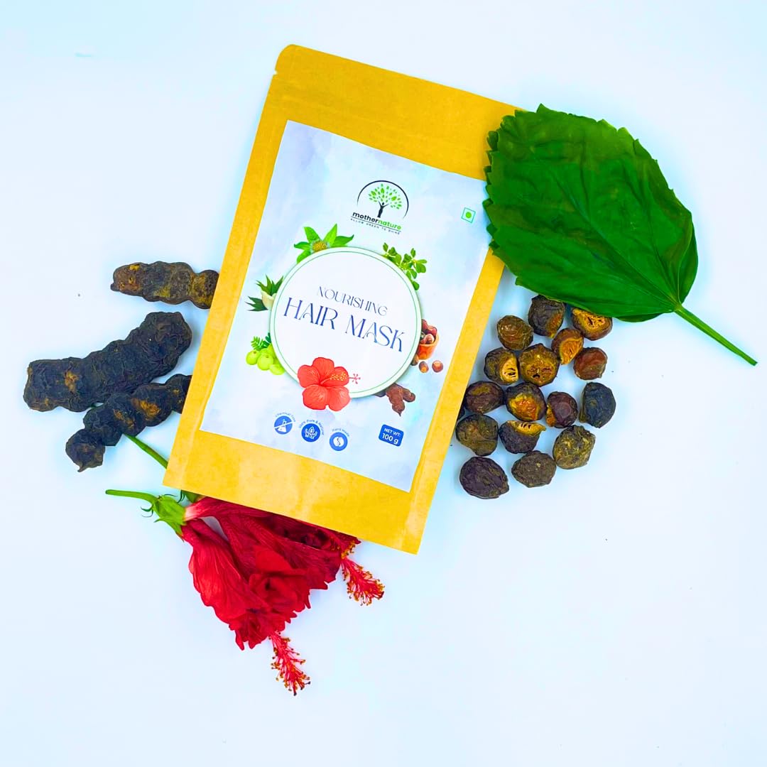 Mothernature Hair Mask for Frizzy Hair - Deep Conditioning Treatment for Soft & Silky Hair | Hydrating Hair Care Solution for Dry, Damaged Hair - Perfect for Home Spa Days & Salon-Quality Results