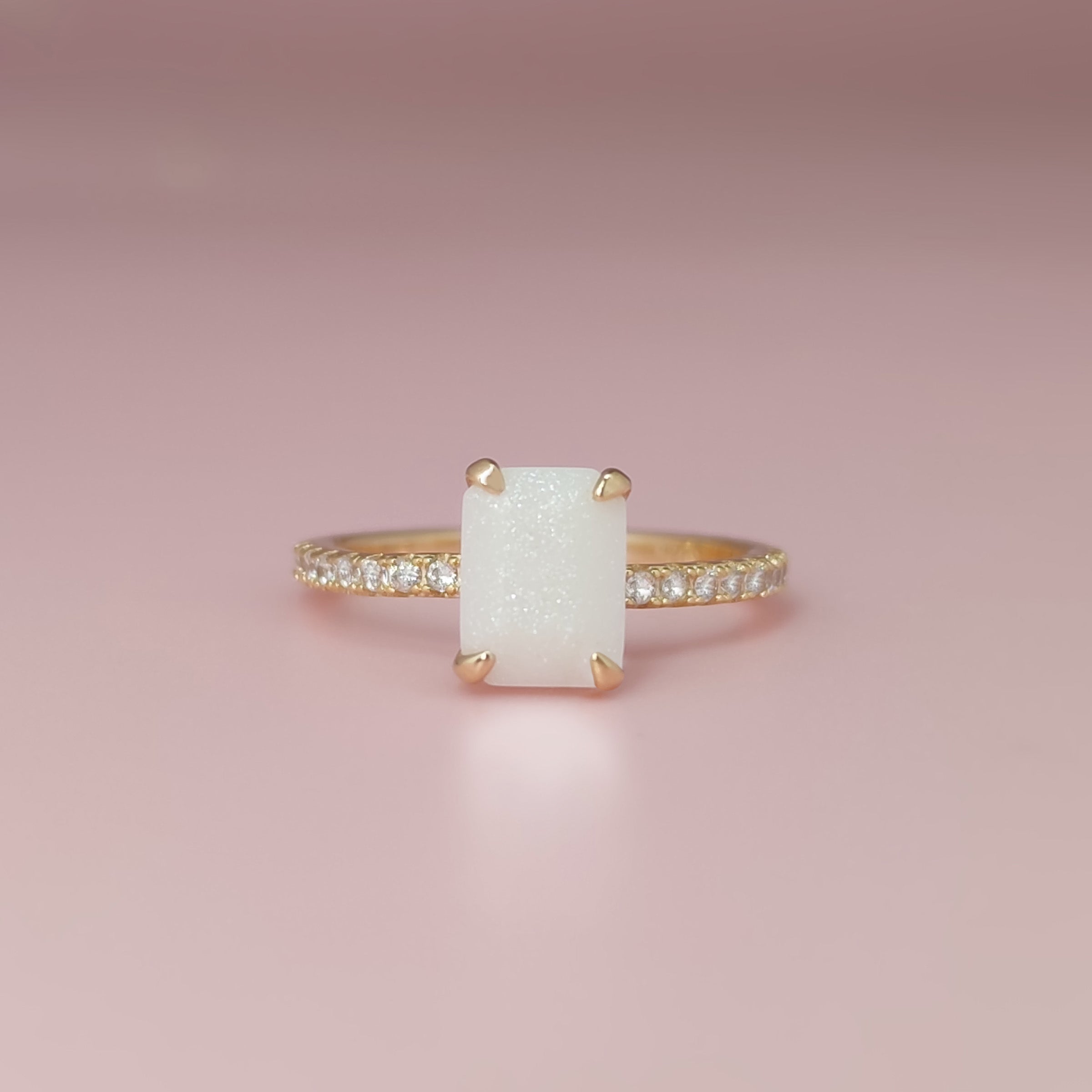 Ethereal Breastmilk Ring - Sterling Silver Keepsake Jewelry for Nursing Moms | Perfect Mother's Gift & Memorial Jewelry for Breastfeeding Mothers