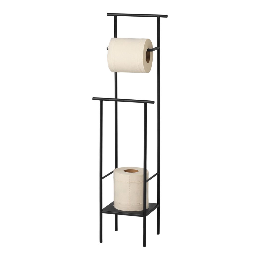 Dora Toilet Paper Holder - Bathroom Tissue Roll Stand with Sturdy Metal Base for Home, Office, or RV Use - Perfect for Organizing and Easy Access to Toilet Paper Rolls