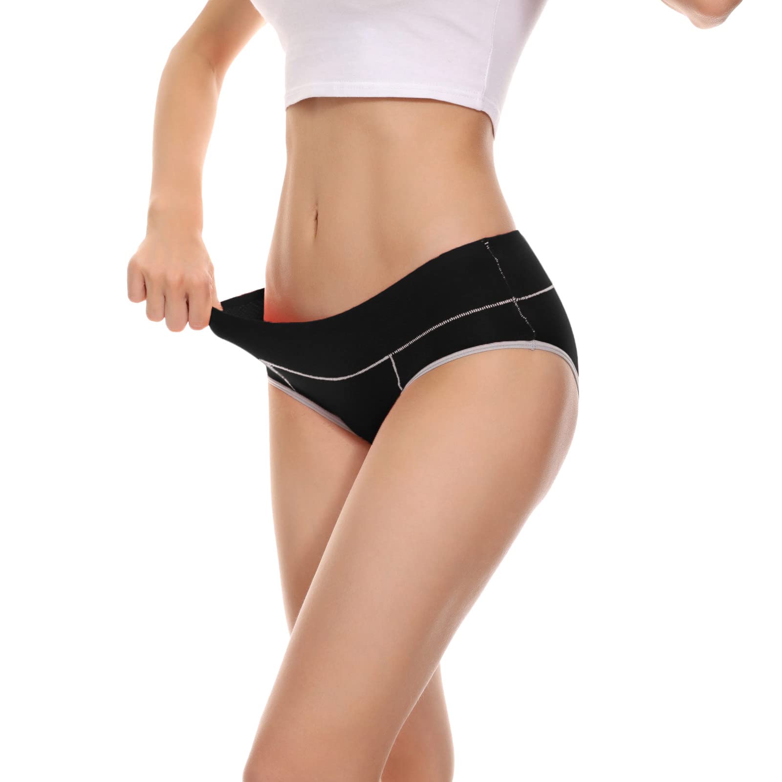 Women's Bikini Underwear - Colorful Patchwork Panties & Solid Briefs for Women | Comfortable Cotton Knickers for Beach, Pool & Everyday Wear