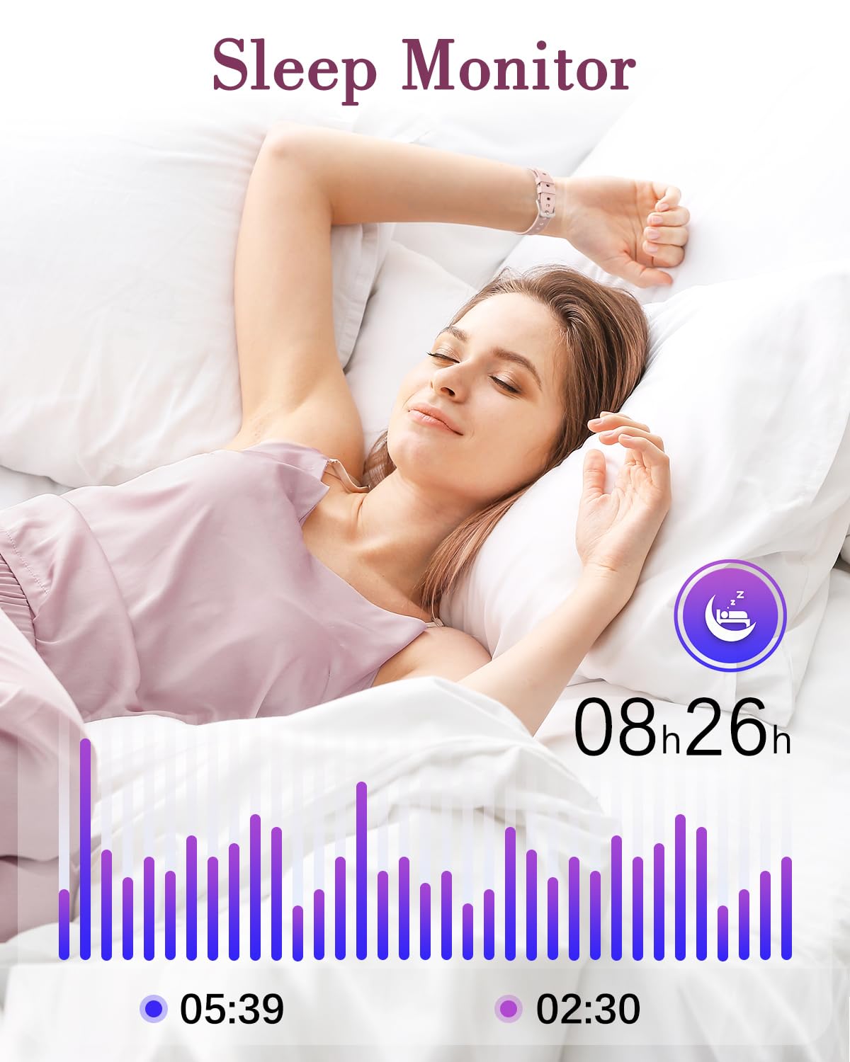 SHANG WING Smart Watch for Women - Fitness Tracker with Heart Rate Monitor, Blood Oxygen & Sleep Tracking, Pedometer, IP68 Waterproof, Compatible with Android & iOS - Perfect for Workouts, Running & Daily Activity Tracking