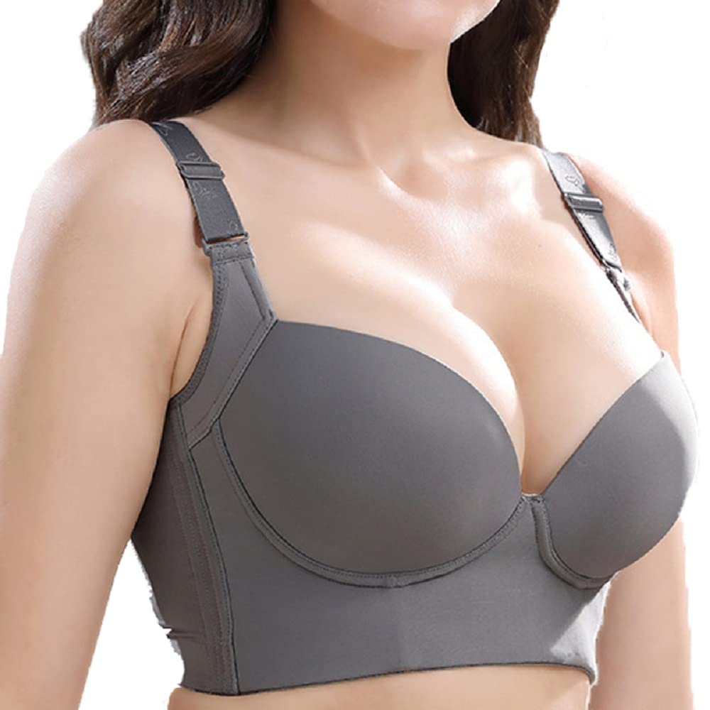 VJQB Chumbo Bra for Women - Filifit Sculpting Uplift Bra with Deep Cup & Full Back Coverage - Comfortable Back Fat Hiding Bra - Perfect for Everyday Wear, Workouts, and Special Occasions