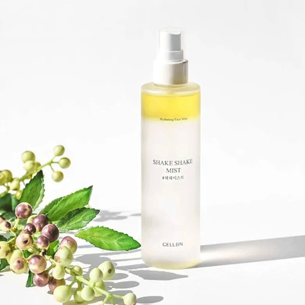 CELLBN Shake Shake Mist Serum 155ml - Hydrating Facial Spray for Dry Skin, Refreshing & Moisturizing Face Mist with Hyaluronic Acid & Vitamin E - Perfect for Travel, Gym & Daily Skincare Routine