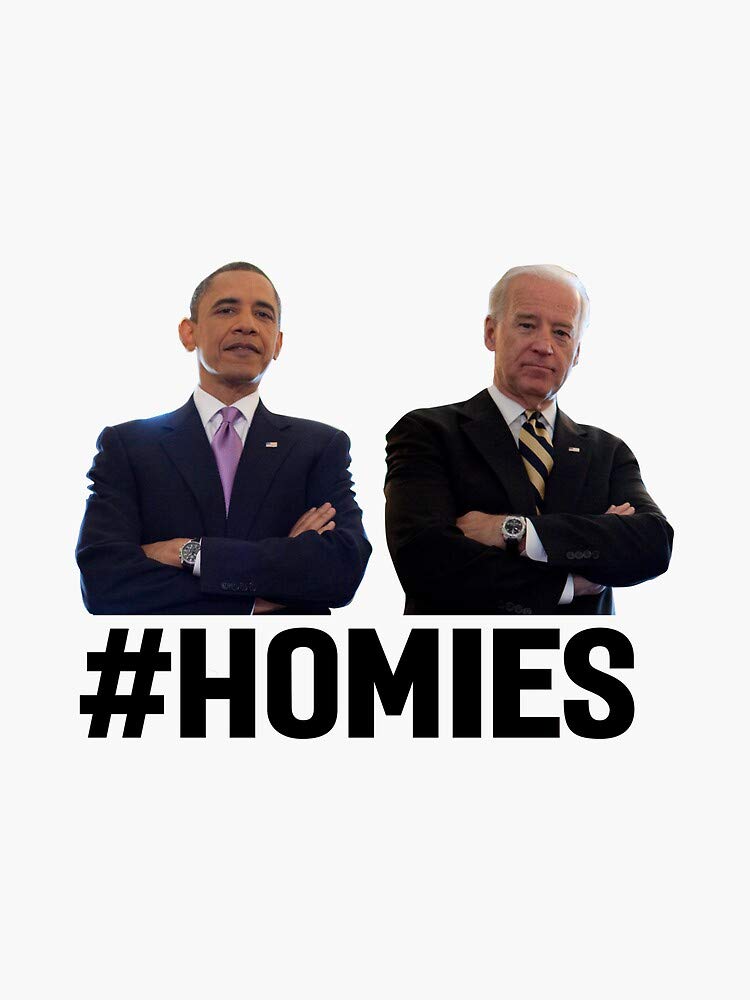 Obama & Biden Vinyl Decal Sticker - 5 Inch Bumper, Wall, Laptop & Window Decal - Perfect for Cars, Home Decor, Office & School Supplies