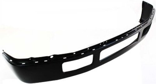 Black Steel Front Bumper for Ford Excursion F-250 SD F-350 SD | Heavy Duty Replacement Bumper | Off-Road & Towing Protection | FO1002393