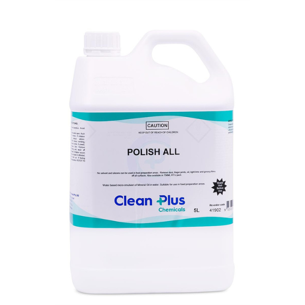Clean Plus Polish All Surface Cleaner and Polisher - Multi-Purpose Cleaning Solution for Kitchen, Bathroom, Floors & More | Streak-Free Shine for Countertops, Appliances & Glass Surfaces
