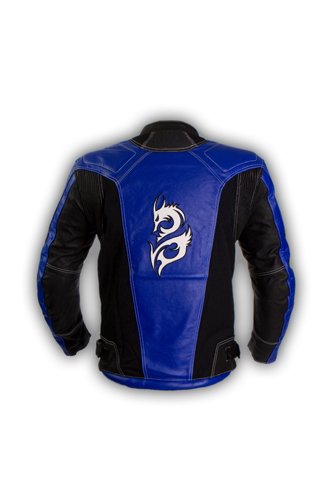 Dragon Rider Marquee Genuine Leather Motorcycle Jacket for Men - Stylish & Durable Biker Jacket for Riding, Cruising & Outdoor Adventures