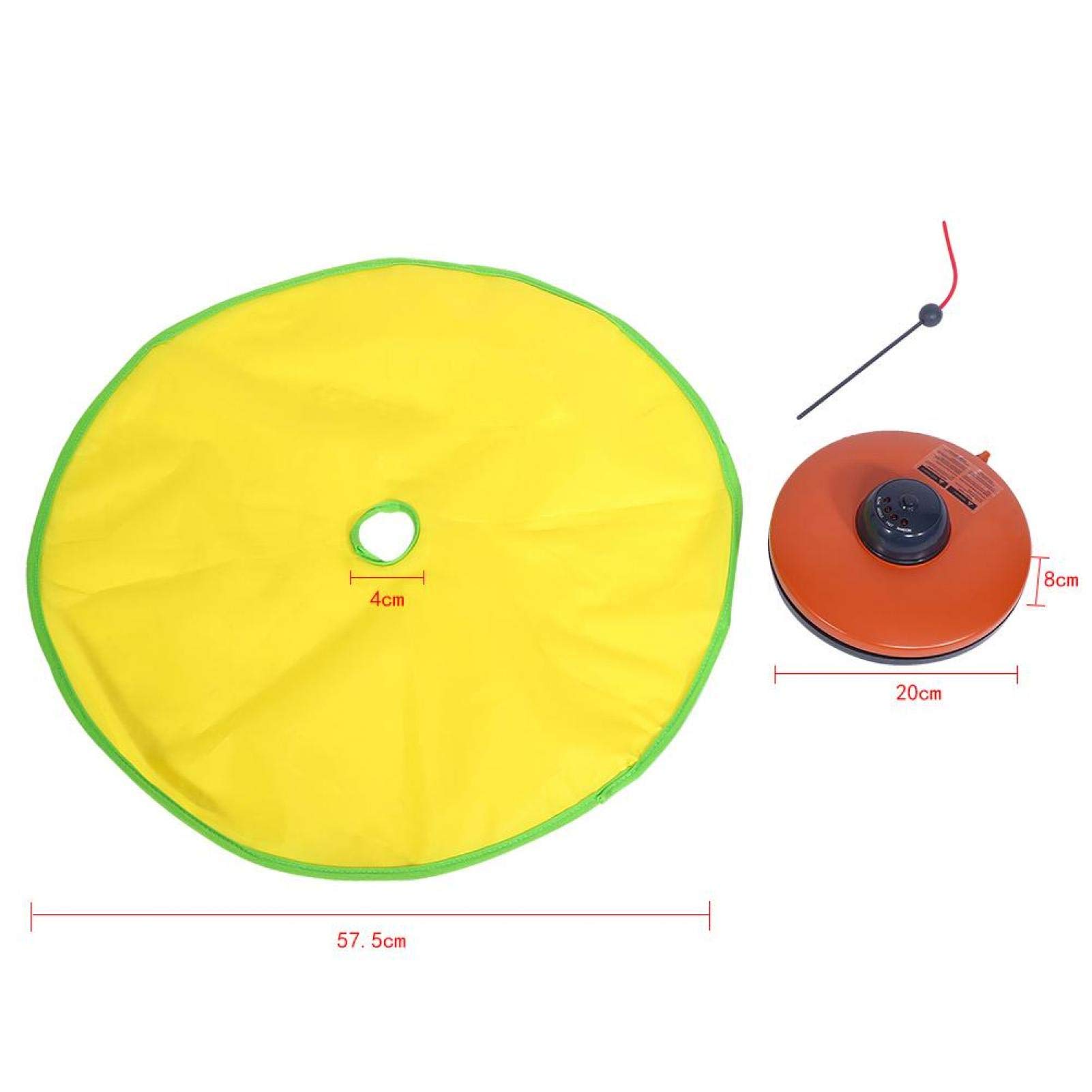 Electronic Rotating Cat Toy with Moving Mouse - Interactive Motorized Cat Play with 4 Speed Settings - Fun Exercise & Training for Indoor Cats - Perfect for Playtime, Hunting Practice & Boredom Relief