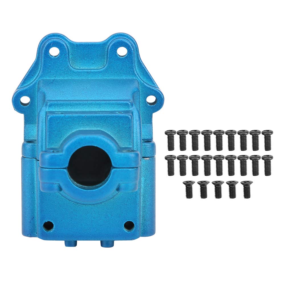 **Upgrade RC Gearbox Cover Shell Set for WLtoys 144001 RC Car - Durable Upper & Lower Replacement Parts (Blue) | Perfect for Off-Road Racing & DIY Maintenance**