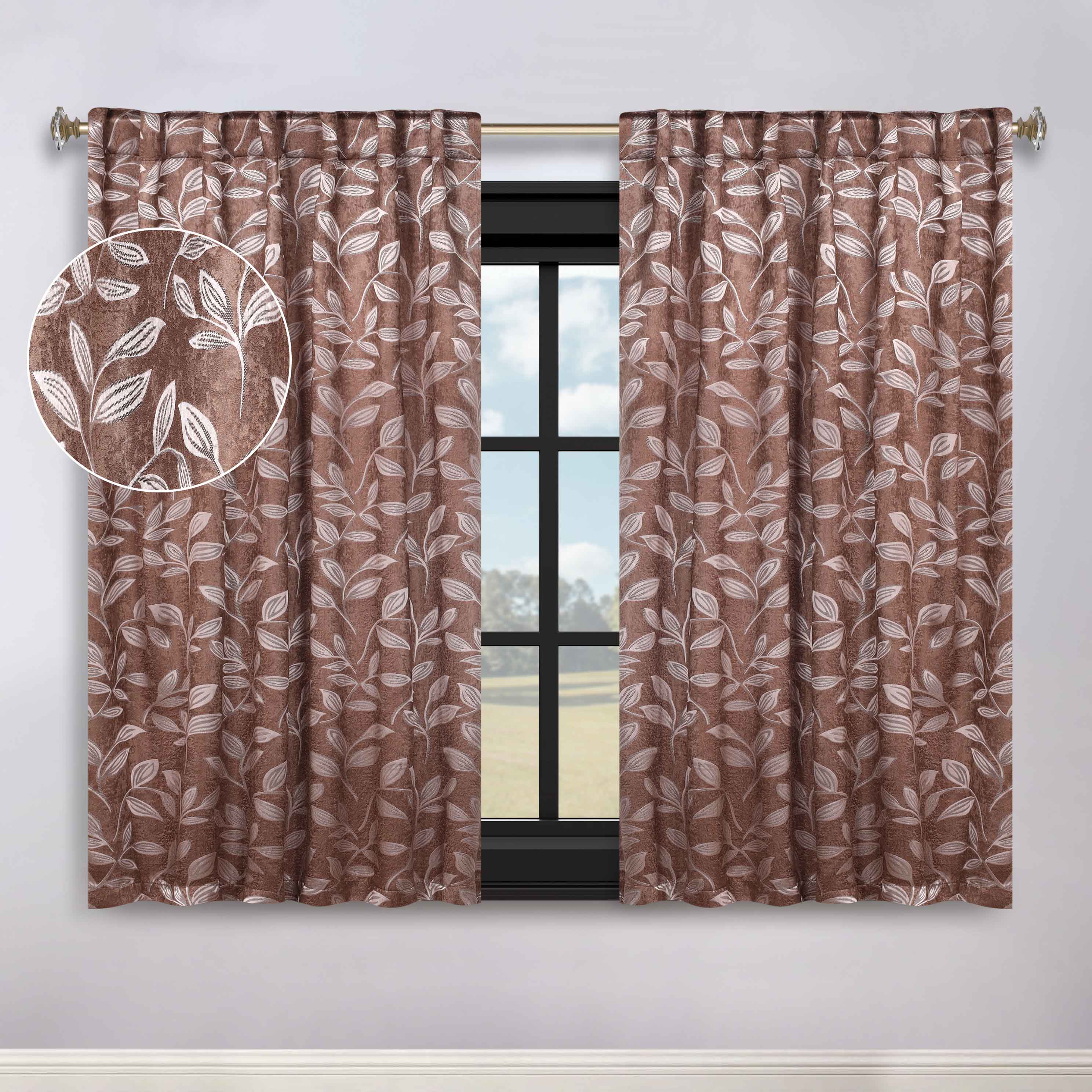 Premium Blackout Curtains Set - Room Darkening Back Tab Panels for Bedroom, Living Room & Nursery | Noise Reducing & Energy Efficient Window Treatments
