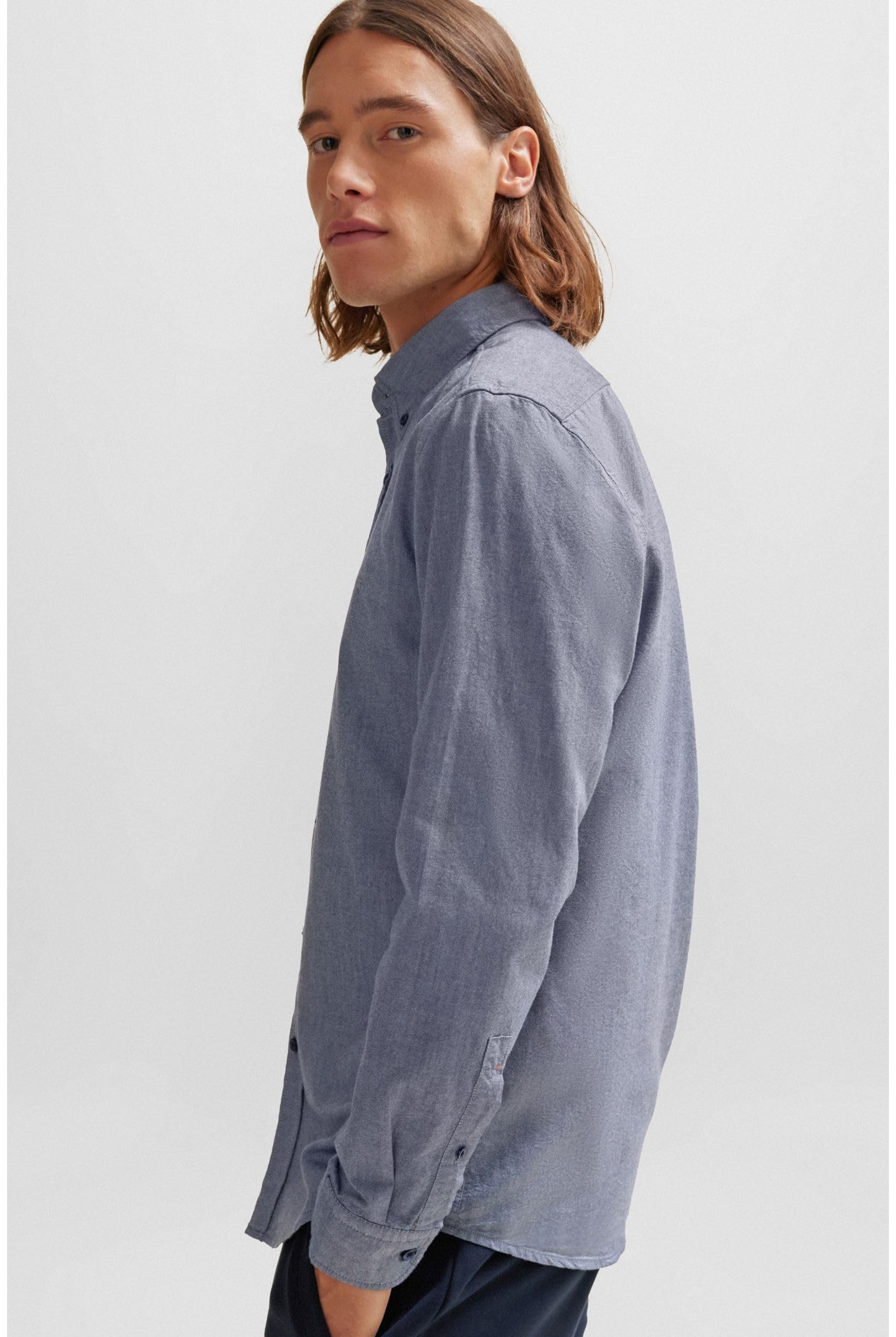 BOSS Men's Rickert Checkered Shirt - Stylish Casual Button-Down for Work, Outdoors & Everyday Wear