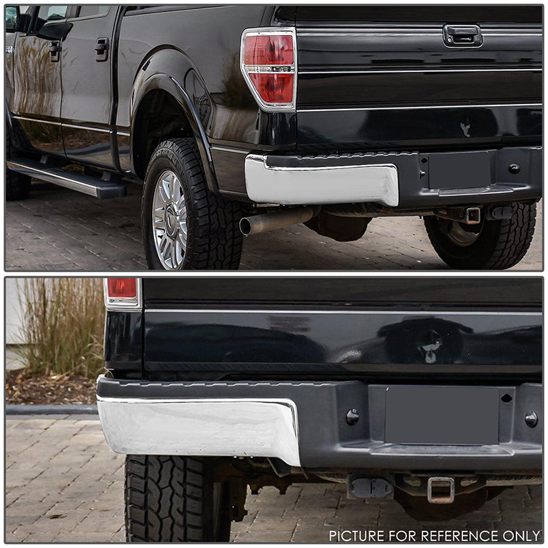 09-14 Ford F150 Fleetside Rear Bumper Ends Without Sensor Holes - Driver Side Left | Durable Replacement Part for Truck Accessories & Off-Road Upgrades