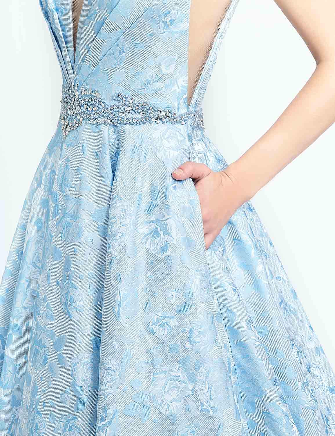 Sarahbridal Women's Prom Evening Dresses 2024 - Elegant Long Beaded Pearls Wedding Party Ball Gowns for Homecoming, Quinceañera & Formal Events