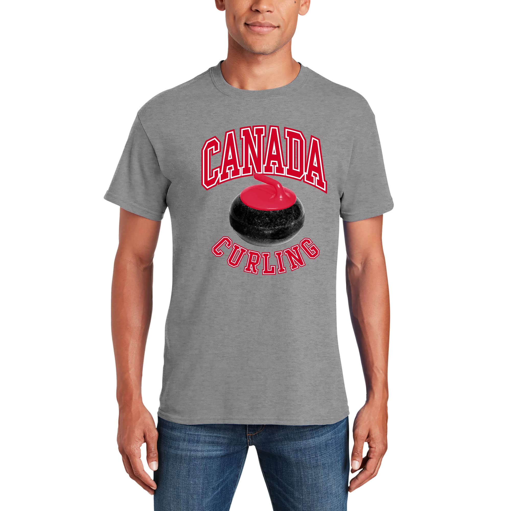 Curling Winter Sports Games T-Shirt - Funny Ice Hockey & Winter Olympics Fan Apparel - Perfect for Rink Side, Game Day & Casual Wear