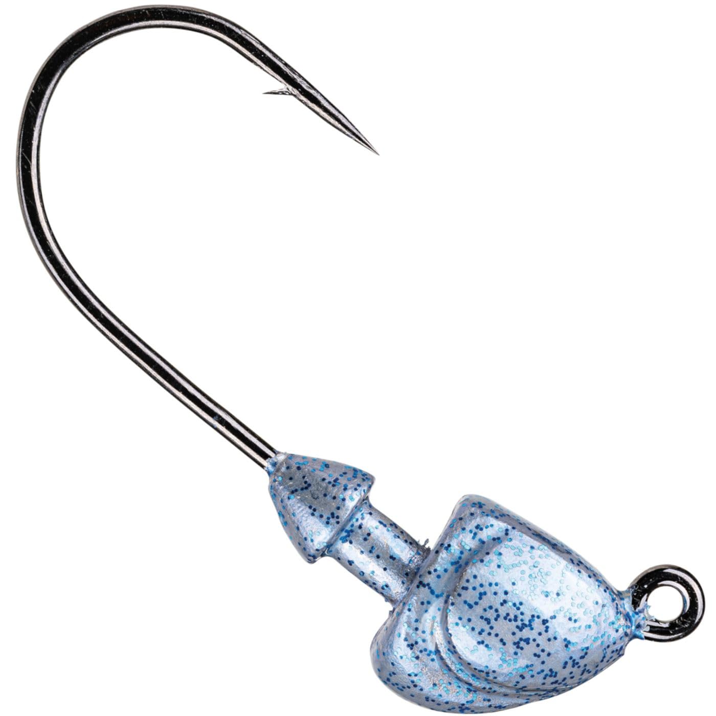 Strike King Squadron Swimbait Fishing Jig Head - Blue Glimmer for Bass, Walleye, and Freshwater Fishing | Perfect for Casting, Trolling, and Jigging