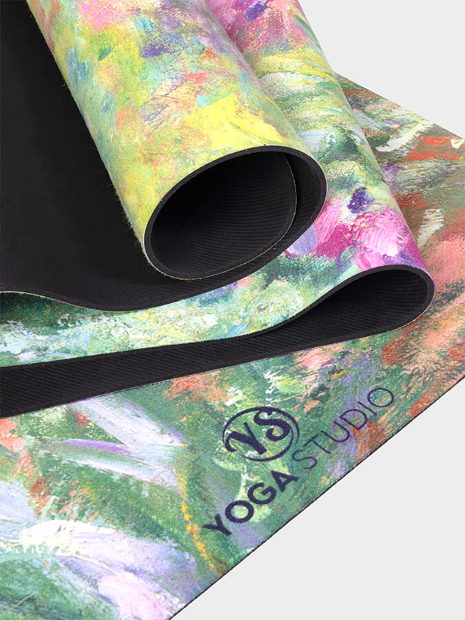 Eco-Friendly Vegan Suede Microfiber Yoga Mat 4mm - Non-Slip, Cushioned for Hot Yoga, Pilates & Home Workouts - Perfect for Beginners & Professionals