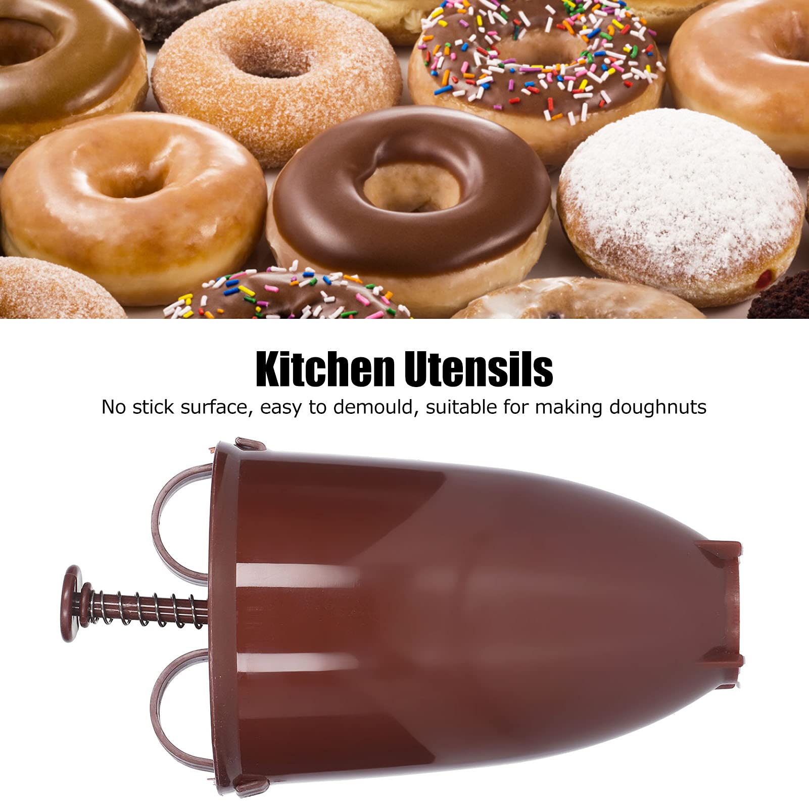 Electric Donut and Pancake Maker with Manual Batter Dispenser - Perfect for Homemade Donuts, Pancakes, Waffles & Coffee - Ideal for Breakfast, Brunch, Parties & Family Baking Fun