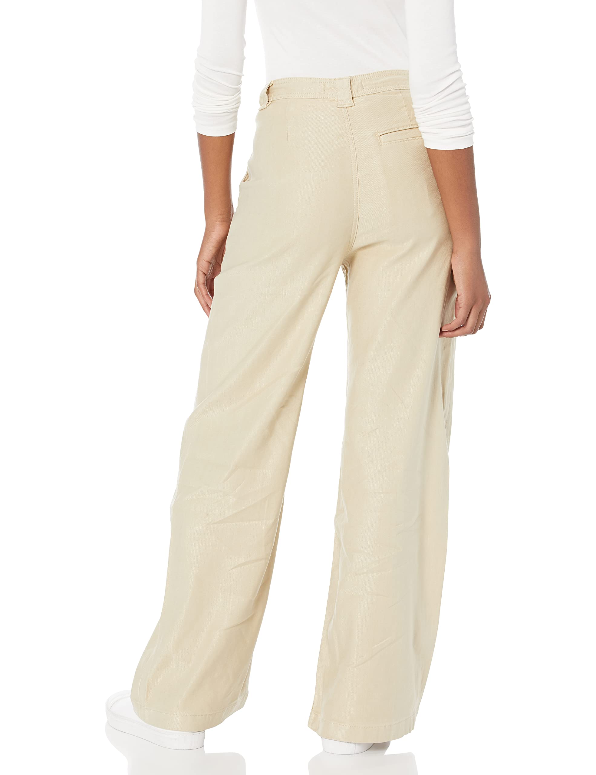 HUDSON Women's Wide Leg Drawstring Trouser Pants - Comfortable High Waist Casual Lounge Pants for Work, Travel & Relaxation