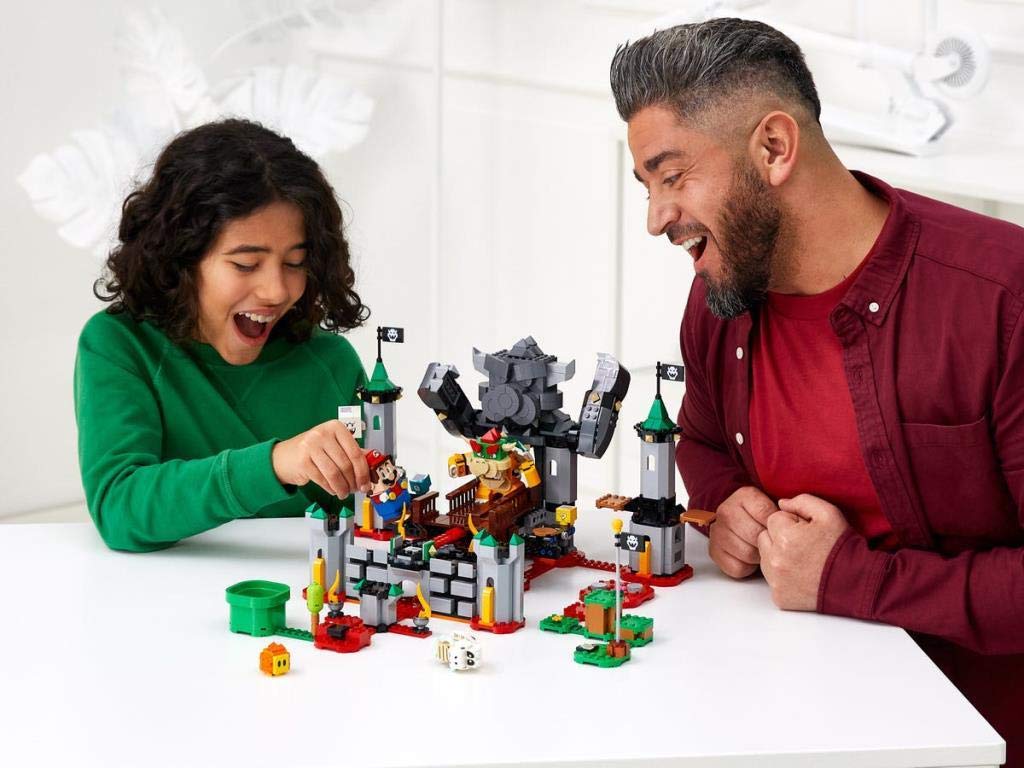 LEGO Super Mario Bowser's Castle Battle Expansion Set 71369 - Interactive Building Toy for Kids, Collectible Gift for Mario Fans, Fun Play at Home or Parties