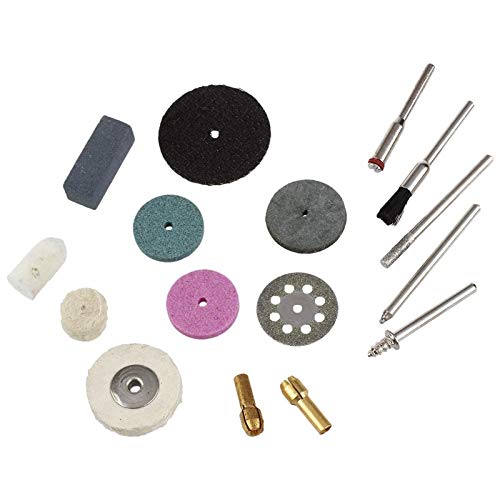 147-Piece Mini Drill Rotary Tool Bit Set for Grinding, Carving, Polishing - 1800 Grit Grinder Heads (Size M) - Perfect for DIY Crafts, Jewelry Making & Woodworking Projects