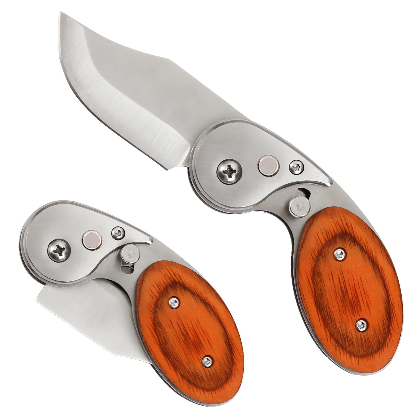 Premium Tactical Pocket Knife for Men - Compact Folding EDC Knife with Stainless Steel Blade, Perfect for Hunting, Camping & Survival - Cool Gadgets & Unique Gifts for Outdoorsmen