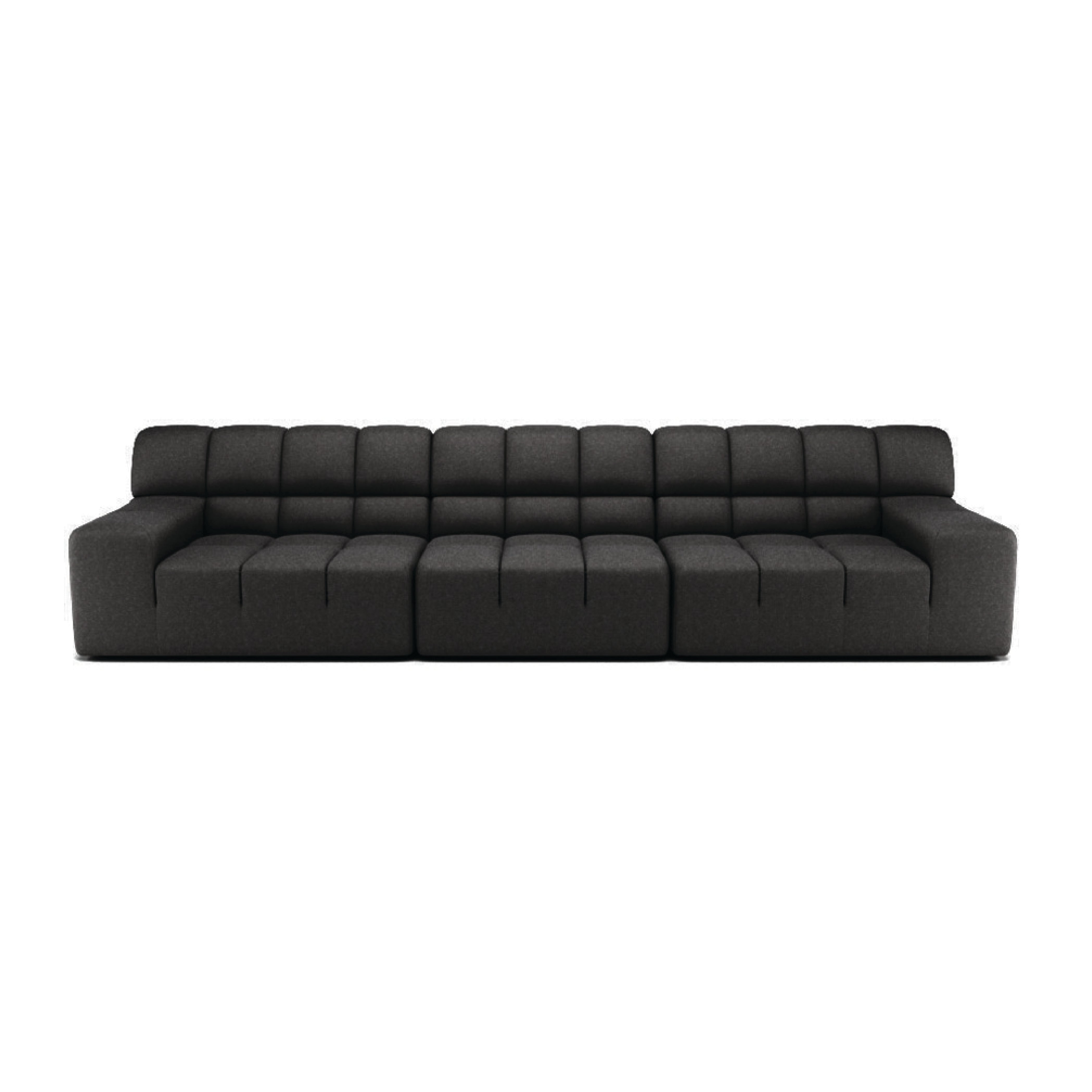 Roger 4-Piece Modular Sectional Sofa Set - Modern L-Shaped Couch with Reversible Chaise for Living Room, Lounge & Home Theater