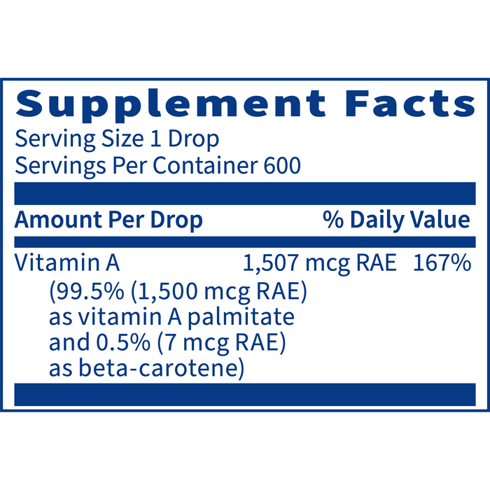 Micellized Vitamin A Supplement - High Bioavailability for Immune Support & Skin Health | Ideal for Daily Wellness & Anti-Aging Routine