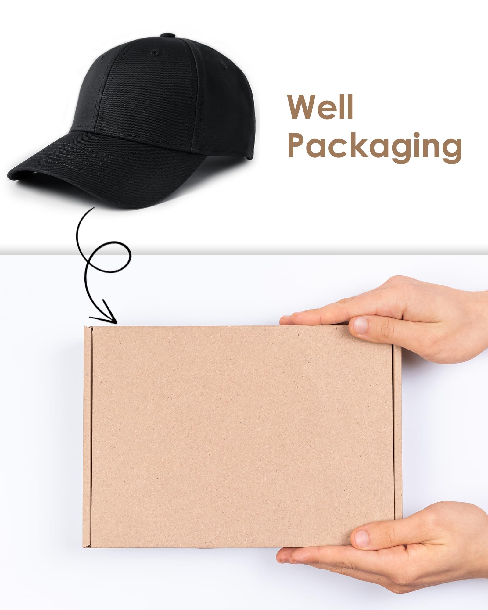 FURTALK Men's Adjustable Washed Cotton Baseball Cap - Classic Structured Dad Hat for Golf, Casual Wear & Outdoor Activities | Breathable Cotton Cap for Everyday Use