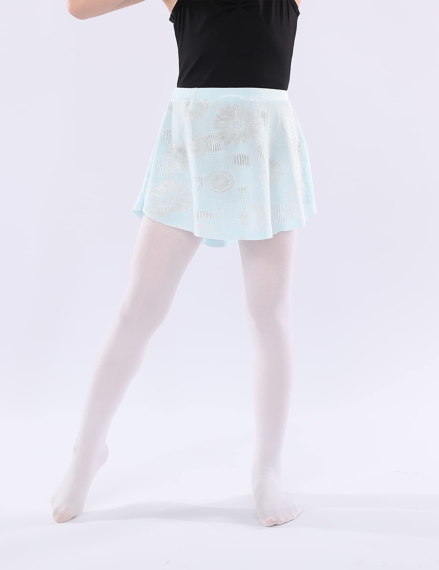 Ballet Skirt for Girls & Women - Sheer Wrap Dance Skirt with Stretchy Elastic Waistband - Perfect for Ballet, Dance Classes & Performance Costumes