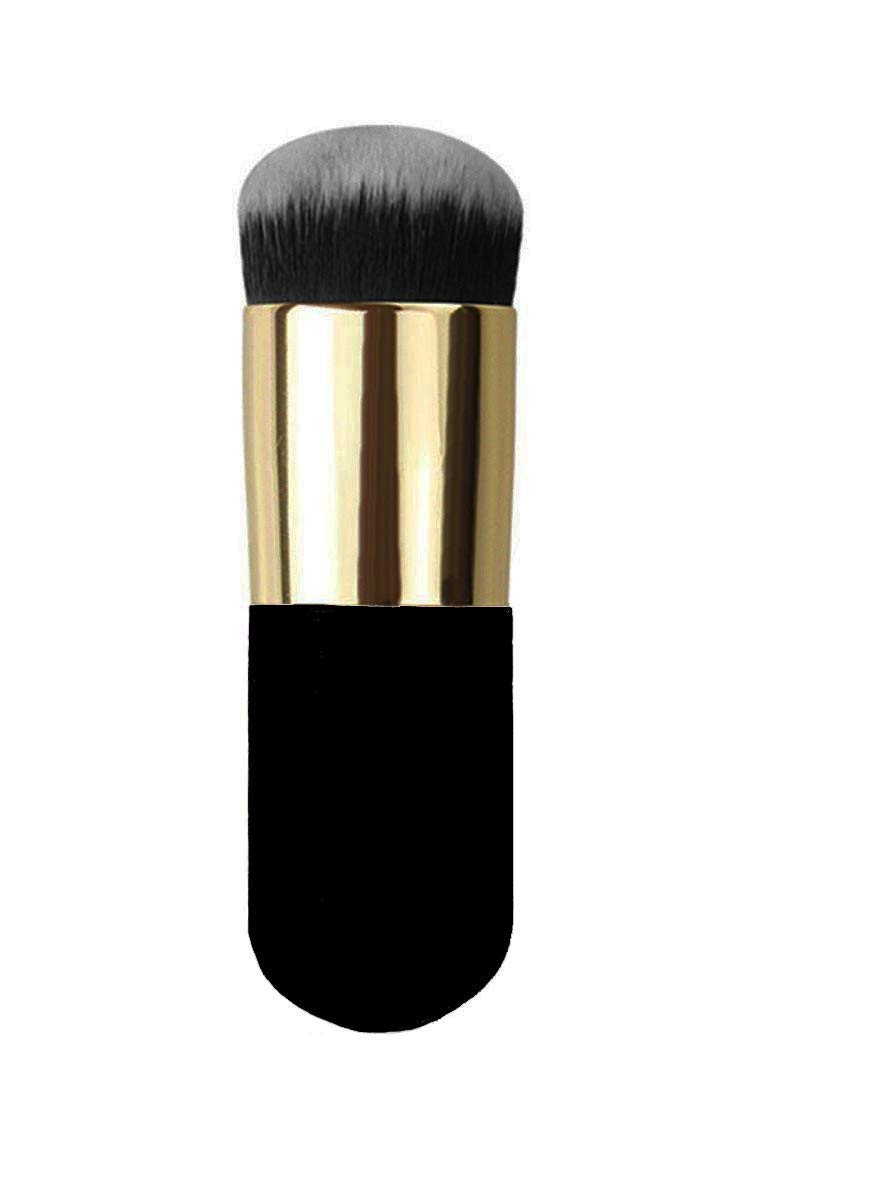 Angelie Professional Makeup Brush Set - Soft Synthetic Face Powder & Blush Brush (Black) for Flawless Blending & Contouring | Perfect for Everyday Makeup & Professional Use