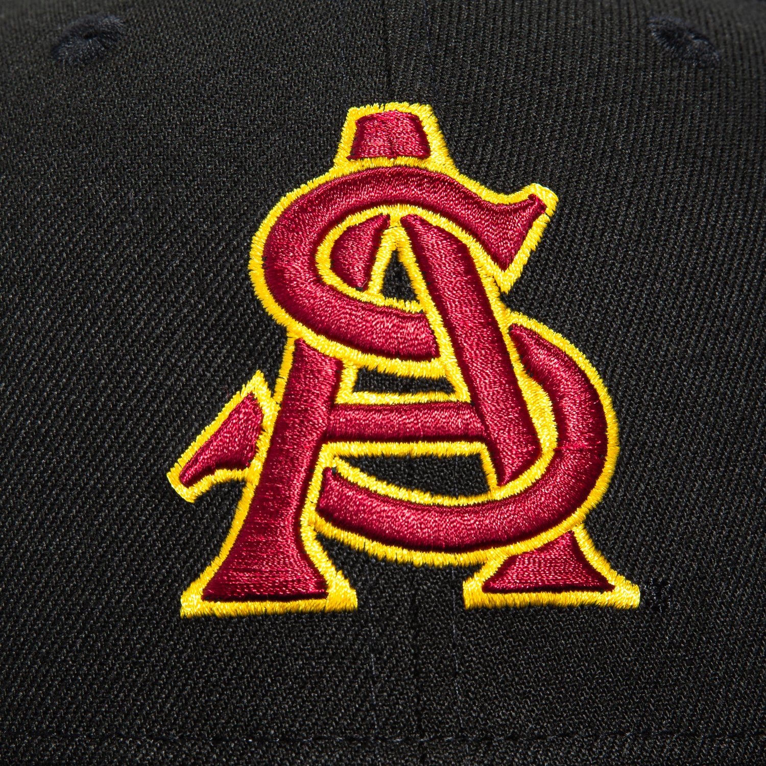 New Era 59Fifty Arizona State Sun Devils AS Adjustable Baseball Cap - Black, Maroon & Gold Colors | Official NCAA Licensed Hat for Men & Women | Perfect for College Sports Fans, Game Day & Casual Wear