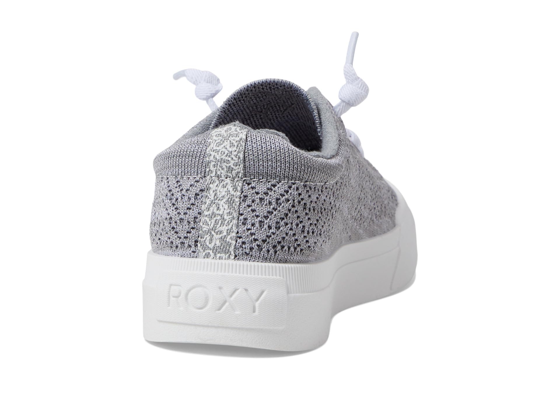 Roxy Rae Knit Shoes for Women - Comfortable & Breathable White Sneakers for Walking, Running & Casual Wear
