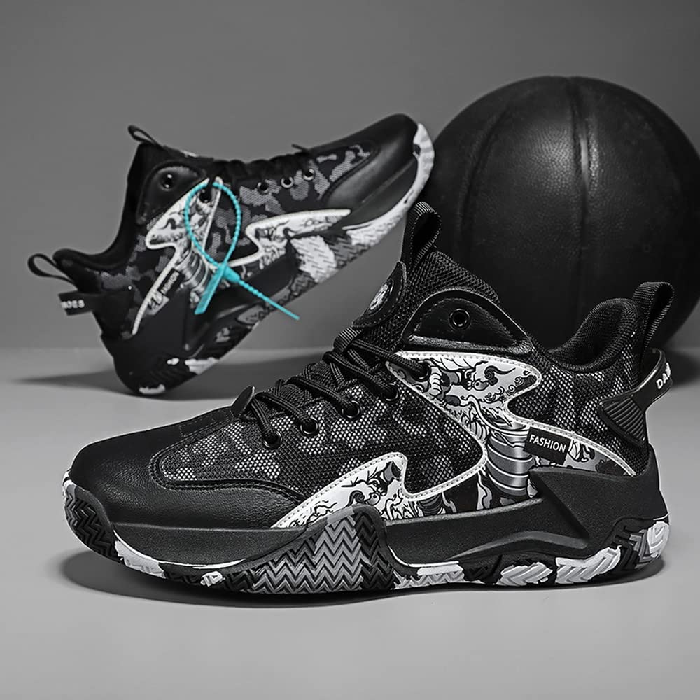 **Men's Running Shoes - Lightweight Sports Sneakers for Outdoor Training & Basketball - Perfect for Gym, Jogging & Casual Wear**